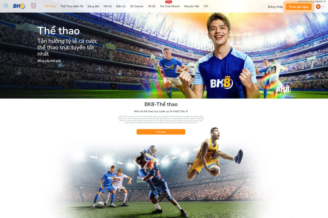 BK8 Top 10 Trang cá độ bóng đá uy tín nhất 2025 tại Việt Nam